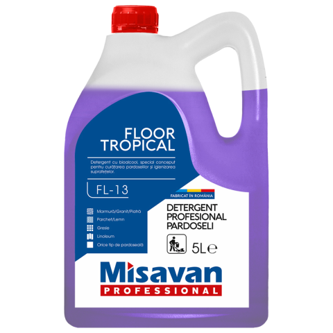 Curatenie & Intretinere - Detergent universal pardoseli Misavan Professional Floor Tropical, 5 L