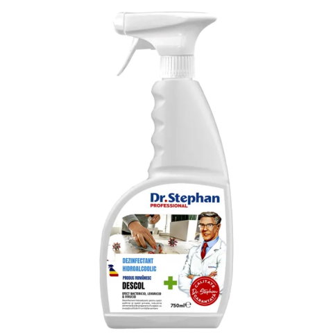 Detergenti universali - Dezinfectant hidroalcoolic Dr. Stephan Descol, 750ml