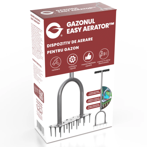 Casa, Gradina & Bricolaj - Dispozitiv Easy Aerator, profesional, 2 in 1, cu tije