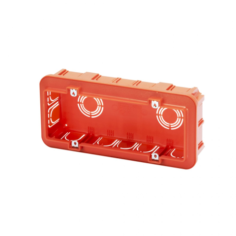 Accesorii prize si intrerupatoare - Doza aparat Gewiss, 6 module GW24406, montaj sub tencuiala, 1 buc