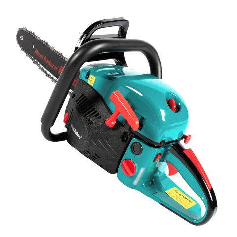 Casa, Gradina & Bricolaj - Drujba Micul Padurar 5200 52CC 2.9CP 2 lame 16'' si 2 lanturi, pornire rapida