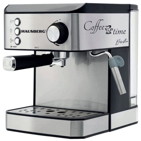Electrocasnice & Climatizare - Espressor cafea Hausberg HB3725, cafea macinata, 15 bari, 850-1000 W
