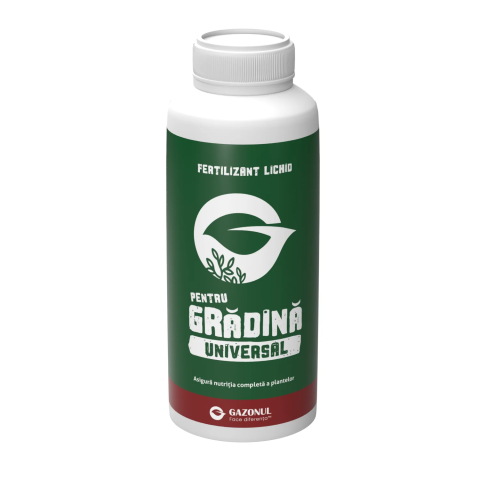 Casa, Gradina & Bricolaj - Fertilizant Lichid Gradina Universal pentru gazon, flori si plante ornamentale, 1 L