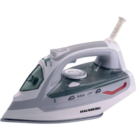 Electrocasnice & Climatizare - Fier de calcat cu talpa din ceramica Hausberg HB-HB7812VR, 2000-2300 W, 400 ml