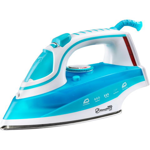 Electrocasnice & Climatizare - Fier de calcat Hausberg HB-7801BL, talpa ceramica, 2300 W