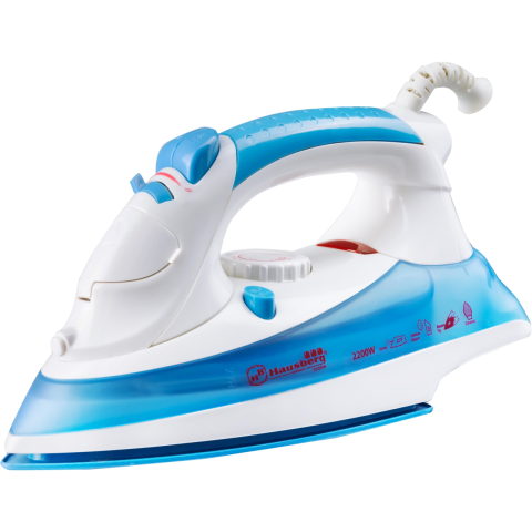 Electrocasnice & Climatizare - Fier de calcat Hausberg HB-7805BL, 2300 W, 165 ml, talpa ceramica