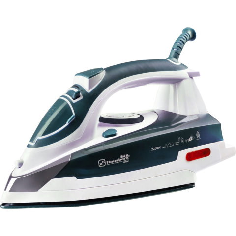 Electrocasnice & Climatizare - Fier de calcat Hausberg HB-7809VR, Ultra Slide, Talpa Ceramica, 2300 W, 390 ml