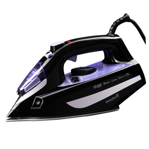Electrocasnice & Climatizare - Fier de calcat Hausberg HB-7842MV, 2300 W, rezervor apa 300 ml, talpa ceramica