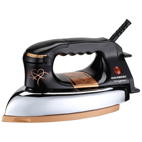 Electrocasnice & Climatizare - Fier de calcat Retro Hausberg HB-7817NG, 1000-1200 W, talpa ceramica
