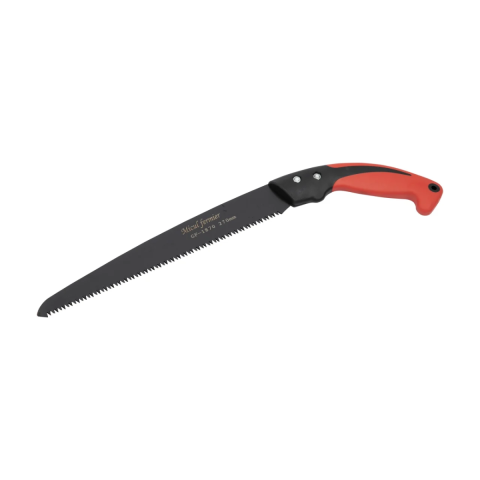 Casa, Gradina & Bricolaj - Fierastrau drept negru cu maner rosu si capac rosu