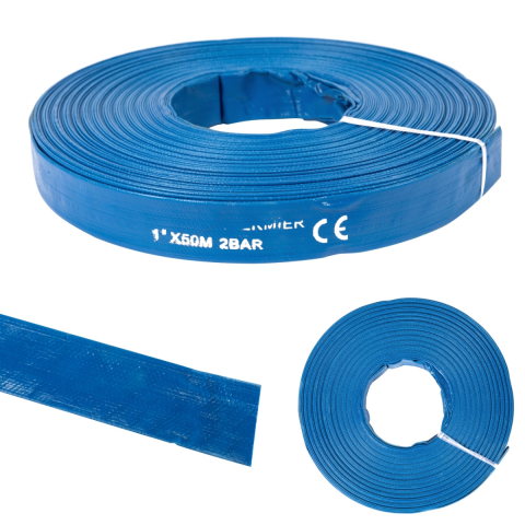 Furtunuri gradinarit - Furtun apa refulare Flat PVC 1' 50 M