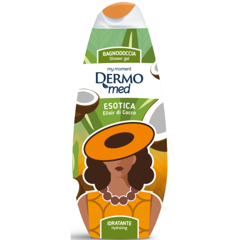 Ingrijire Personala & Cosmetice - Gel de dus Dermomed Esotica Elisir di Cocco, 500 ml