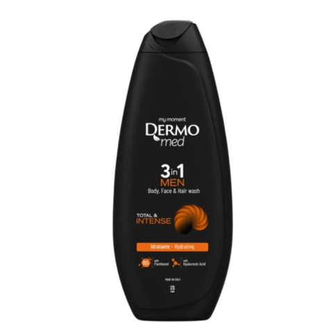 Ingrijire Personala & Cosmetice - Gel de dus Dermomed Men Total & Intense 3in1, 450 ml