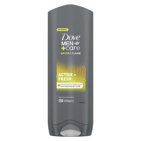 Produse de Baie - Gel de dus Dove Men+Care Sport Active, 250 ml