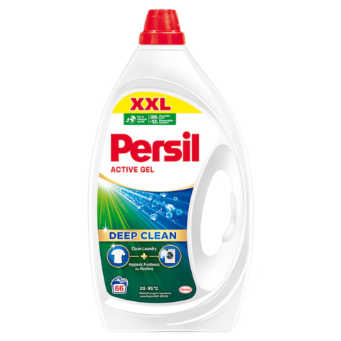 Detergenti de Rufe - Gel de spalat Persil Active, 66 spalari, 2,97 l