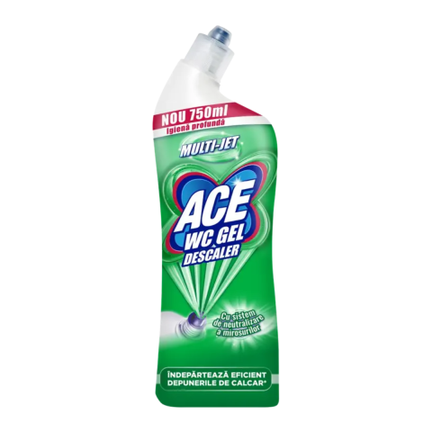 Curatenie & Intretinere - Gel wc decalcifiant Ace Multi-jet, 750 ml