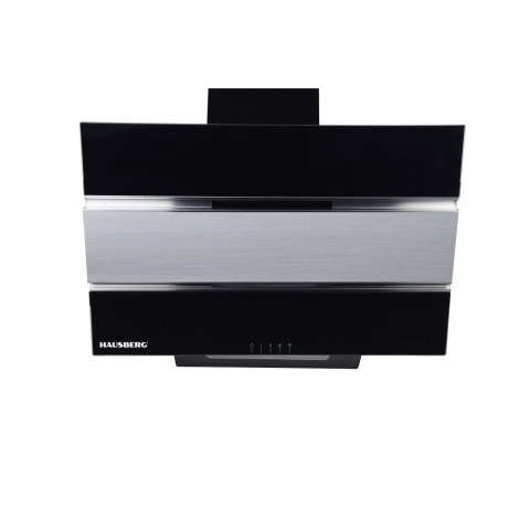 Electrocasnice & Climatizare - Hota Incorporabila decorativa Hausberg HB-1825NG, 60 cm, putere de absorbtie 450m3/h, Filtru aluminiu, Negru