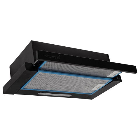 Electrocasnice & Climatizare - Hota incorporabila telescopica Hausberg HB-1285NG, putere de absorbtie 420 m3/h, 2 motoare, 60 cm, Negru