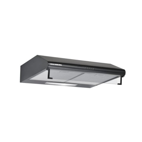 Electrocasnice & Climatizare - Hota traditionala Hausberg HB-1210NG, Putere de absorbtie 280 m3/h, 1 motor, 60 cm, Negru