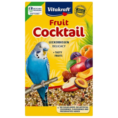 Pet Shop - Hrana pentru Perusi, Vitakraft Cocktail, cu fructe, 200 g