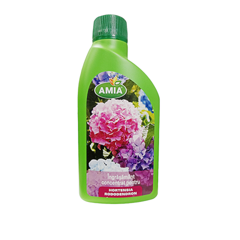Casa, Gradina & Bricolaj - Ingrasamant hortensia si rododendron Amia 5-6-7 + microelemente, 250 ml