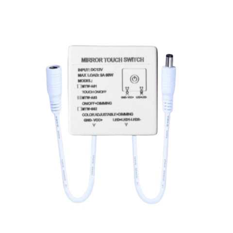 Accesorii corpuri de iluminat - Intrerupator Touch Senzor cu dimare de Banda Led 12V-24V 60W, Spin SPN6880B, 1 buc
