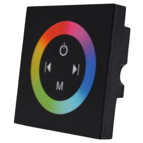 Casa, Gradina & Bricolaj - Intrerupator touch simplu, negru, Spin SPN1416, 1 buc