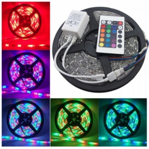 Casa, Gradina & Bricolaj - KIT BANDA LED RGBW 60 LED/m 10W/m 12V IP20, Delight DL66527