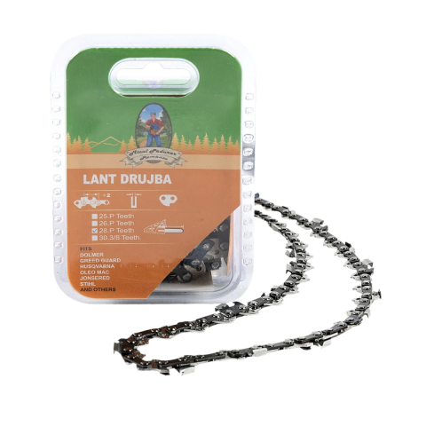 Accesorii fierastraie cu lant - Lant drujba Micul Padurar, lungime 13'', pas 3/8'', grosime 1.3mm, 56 pinteni, 28 dinti, full chisel