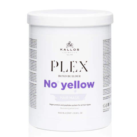 Masca si Tratament - Masca de par Kallos Plex No Yellow, 1 L