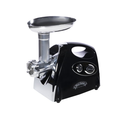 Electrocasnice & Climatizare - Masina de tocat carne, 1400W, 90Kg/h, neagra, cu 3 site