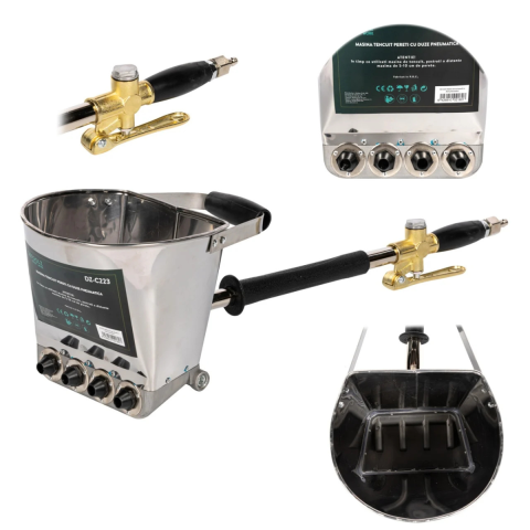 Utilaje si materiale de constructii - Masina pneumatica tencuit pereti cu duze