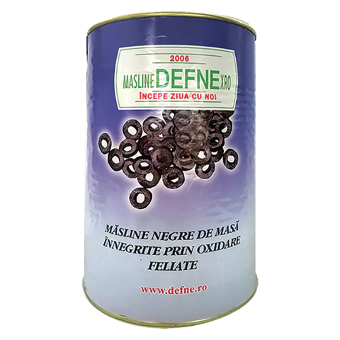Conserve - Masline Negre Feliate Defne, 4.25 kg