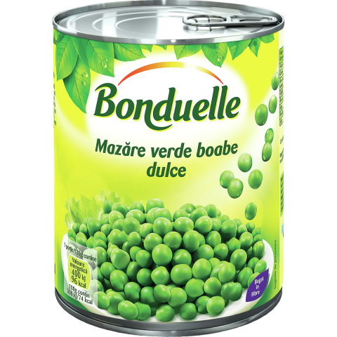Bacanie - Mazare verde boabe, dulce, Bonduelle, 800 g