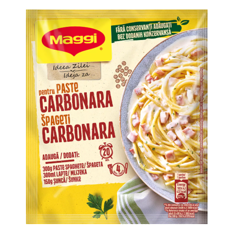 Condimente & Mixuri - Mix de condimente pentru paste Carbonara Maggi Ideea Zilei, 37 g