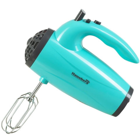 Mixere - Mixer de mana Hausberg HB-4119BL, 5 viteze, 300 W