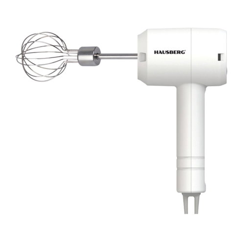 Mixere - Mixer portabil de mana Hausberg HB-4110, 20 W, 3 viteze, Baterie 800mAh