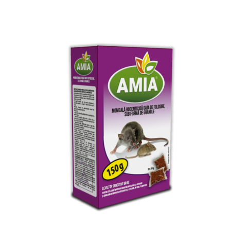 Curatenie & Intretinere - Momeala raticida sub forma de granule Amia, 150 g