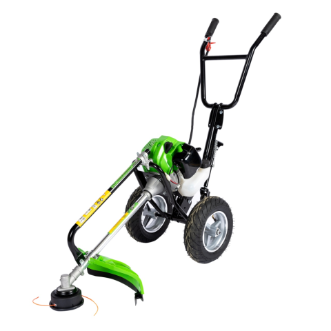 Gradinarit - Motocositoare pe benzina cu roti Micul Fermier, 2T, pornire rapida, 3 accesorii