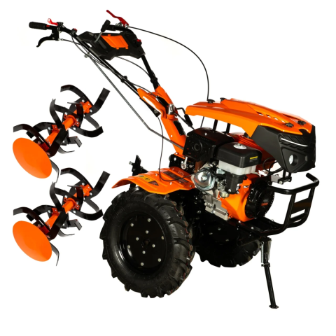 Casa, Gradina & Bricolaj - Motocultor Detoolz 15CP 420CC, benzina, 4T, 3 viteze, pornire manuala, cu roti