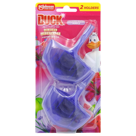 Odorizant toaleta - Odorizant pentru toaleta Duck Hibiscus Hyperspace - Limited edition, set 2x36 g