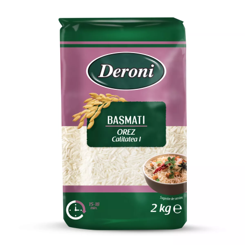Bacanie - Orez Basmati Deroni, 2 kg