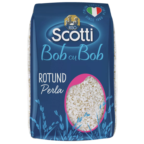 Alimente de baza - Orez bob cu bob rotund Riso Scotti, 900 g