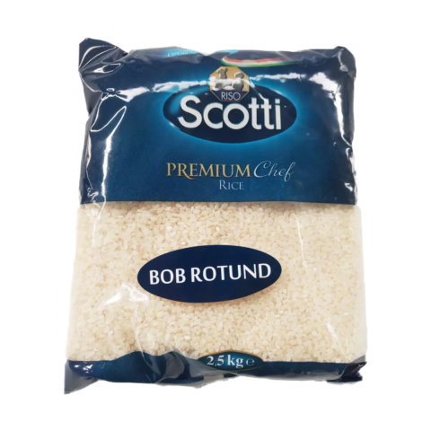 Alimente de baza - Orez cu bob rotund Riso Scotti, 2.5 kg