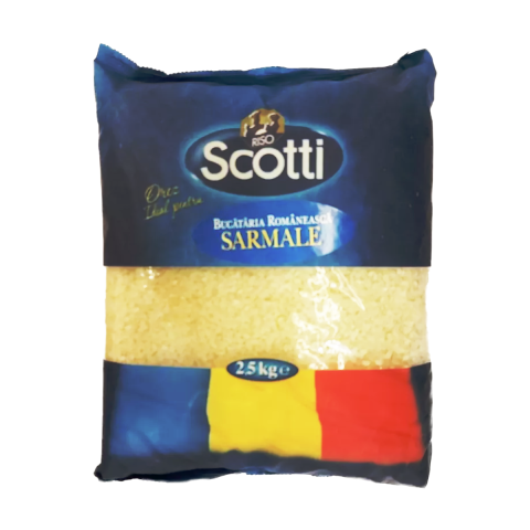 Bacanie - Orez romanesc pentru sarmale Riso Scotti, 2.5 kg