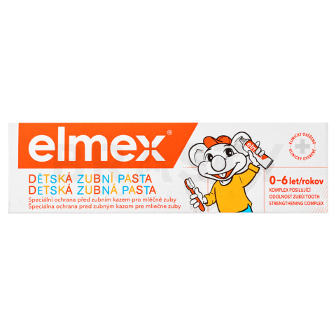 Pasta de Dinti - Pasta de dinti pentru copii de la 0-6 ani,Elmex, 50ml