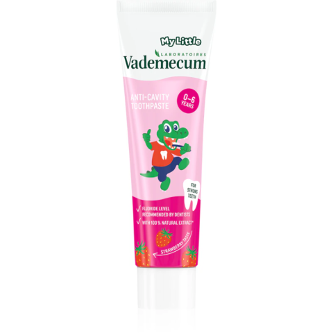 Ingrijire Personala & Cosmetice - Pasta de dinti Vademecum My Little Strawberry pentru copii 0-6 ani, 50 ml