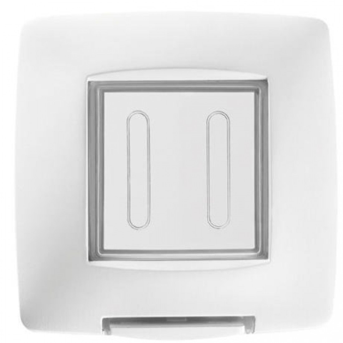 Intrerupatoare - Placa Etansa Standard Italiana Gewiss, 2 Module Ip55, ALB Chorus,1 buc