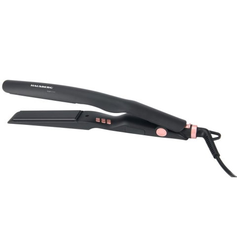 Ingrijire Personala & Cosmetice - Placa par Hausberg HB-35NG, invelis ceramic, display LCD, reglare temperatura, 60 W