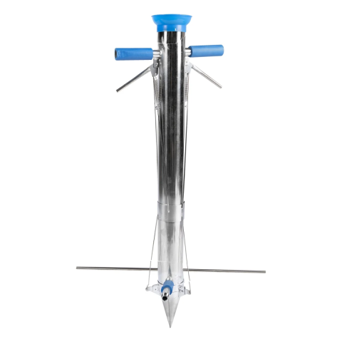 Gradinarit - Plantator inox cu 2 manere si pedala